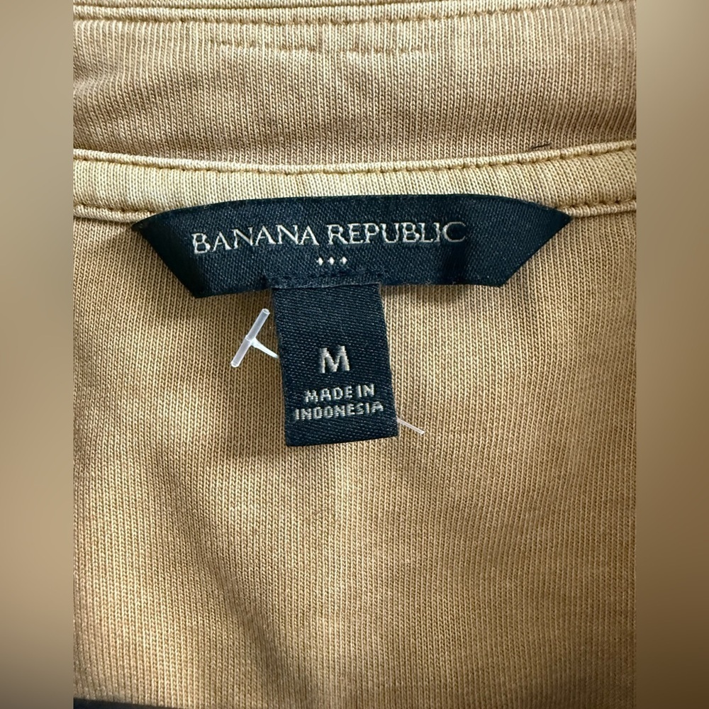 BANANA REPUBLIC BROWN POLO SHIRT BROWN MEN’S SIZE: M 100% COTTON - Picture 8 of 8